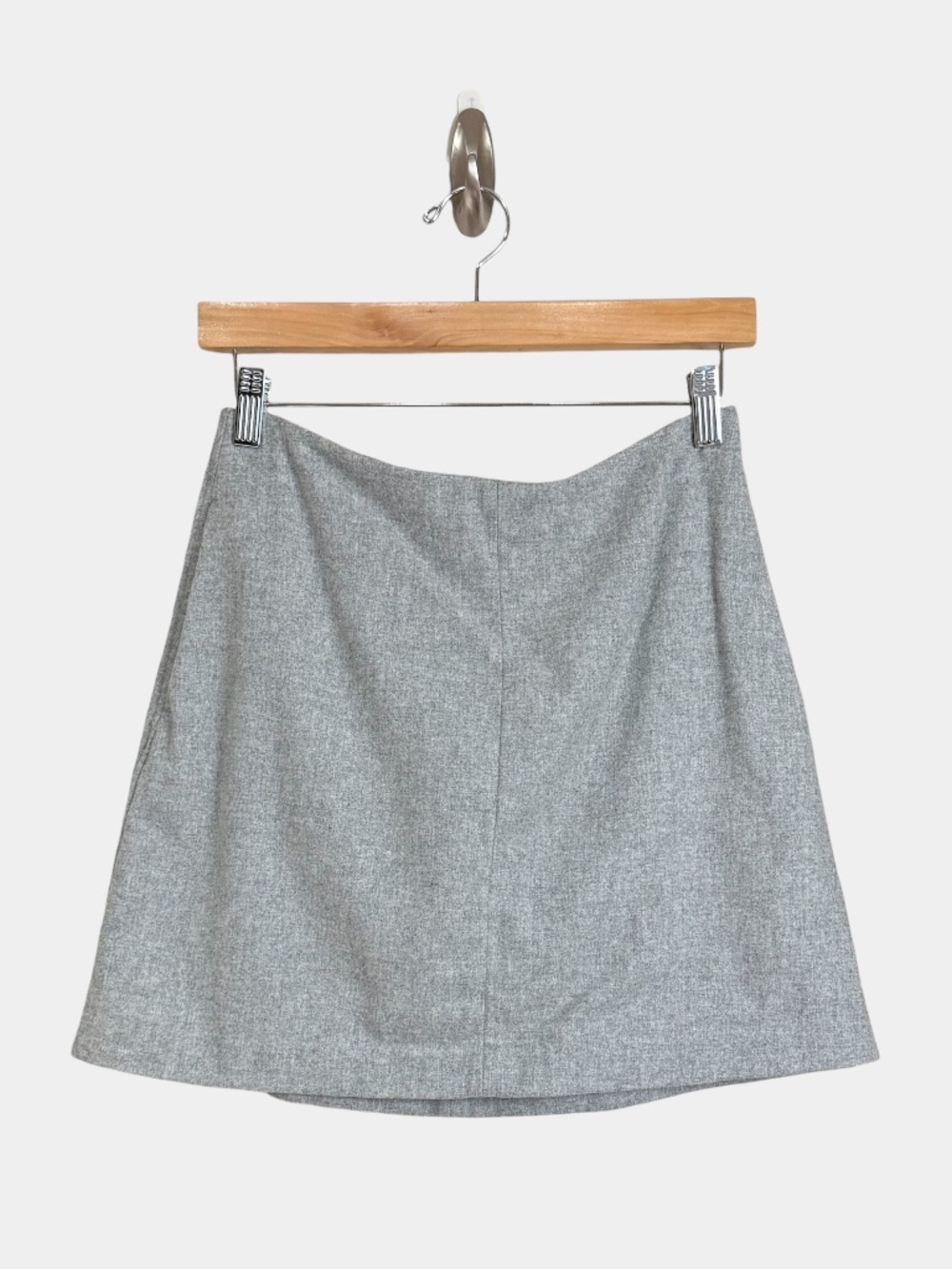 #001 - WILFRED - [$98] CLASSIC MINI SKIRT - WOOL CASHMERE BLEND - Picture 2 of 5